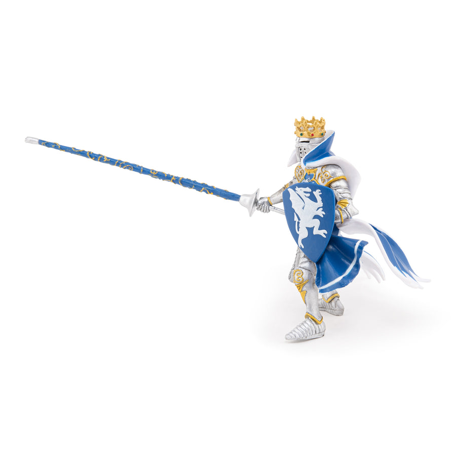 Rey con Escudo Dragón Azul