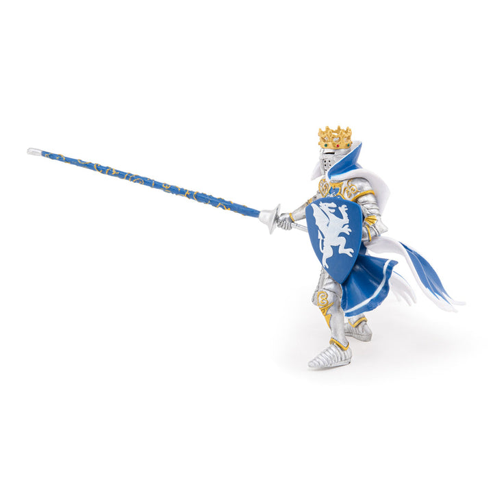 Rey con Escudo Dragón Azul