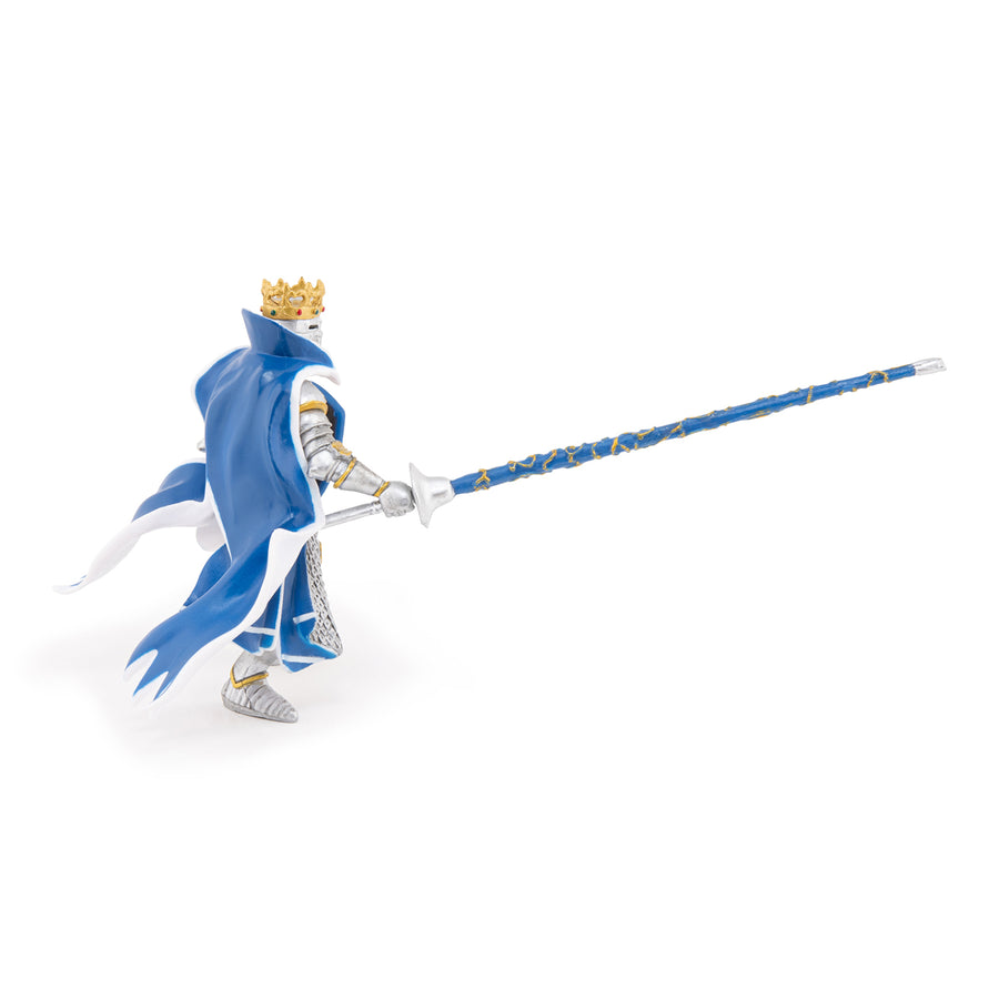 Rey con Escudo Dragón Azul