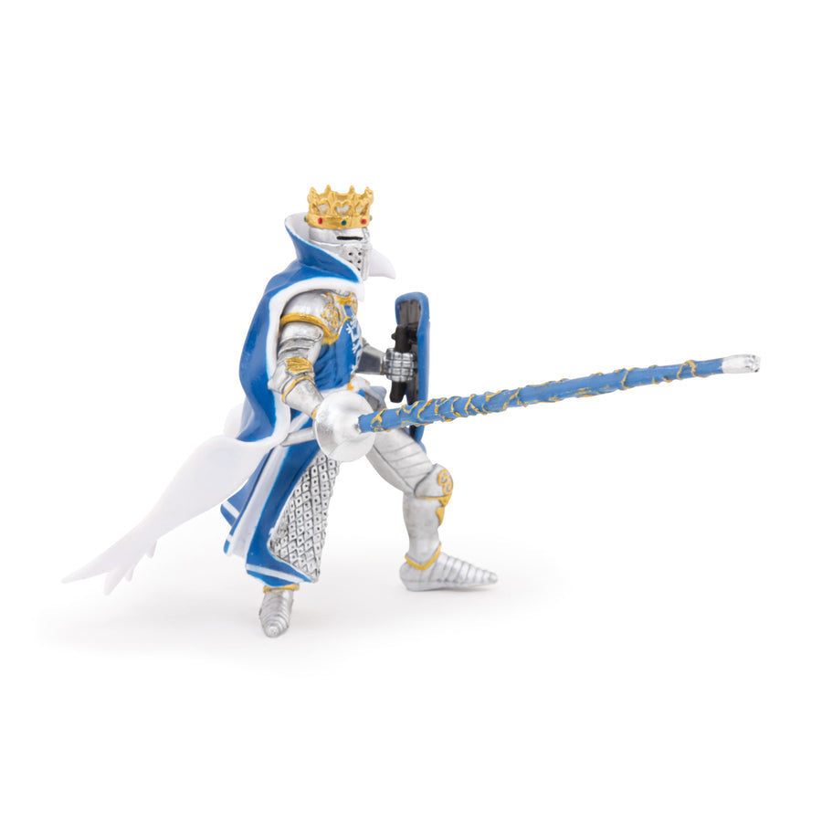 Rey con Escudo Dragón Azul