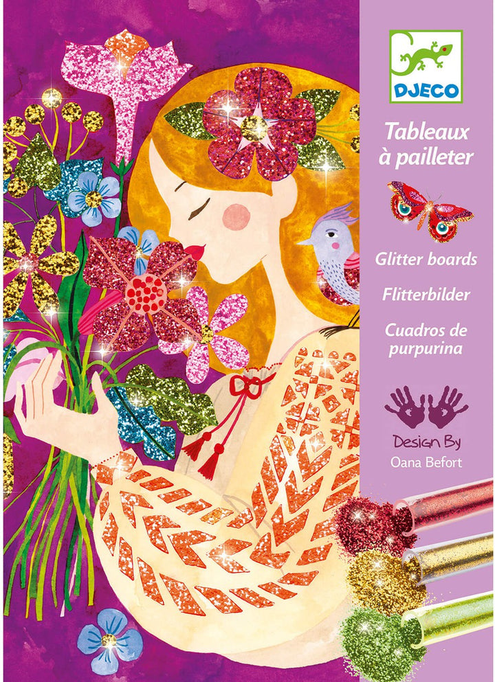 Cuadros purpurina El perfume de las flores