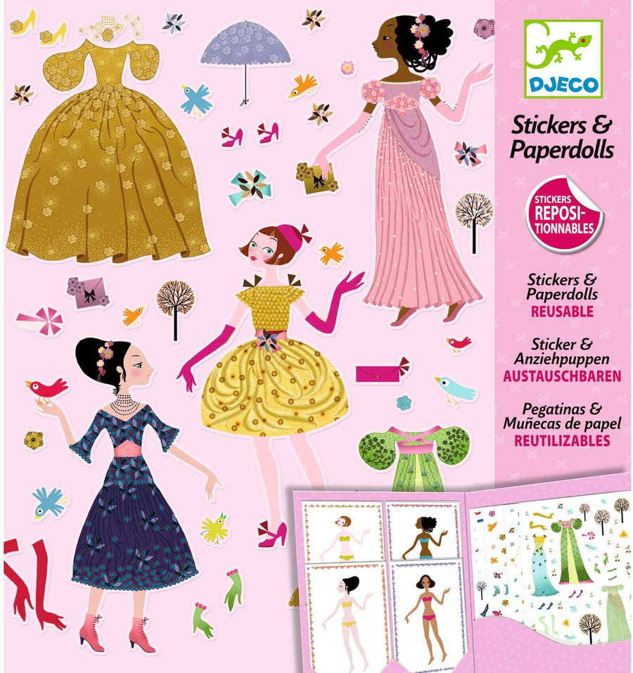 Muñecas de papel Vestidos de las 4 temporadas