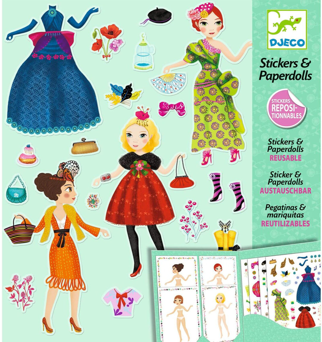 Muñecas de papel Moda a tope