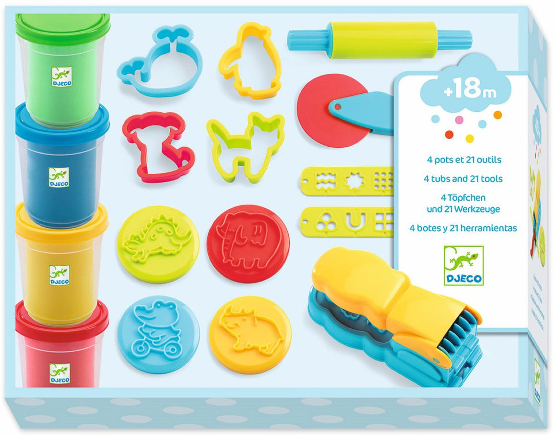 Estuche con Pasta moldear y accesorios