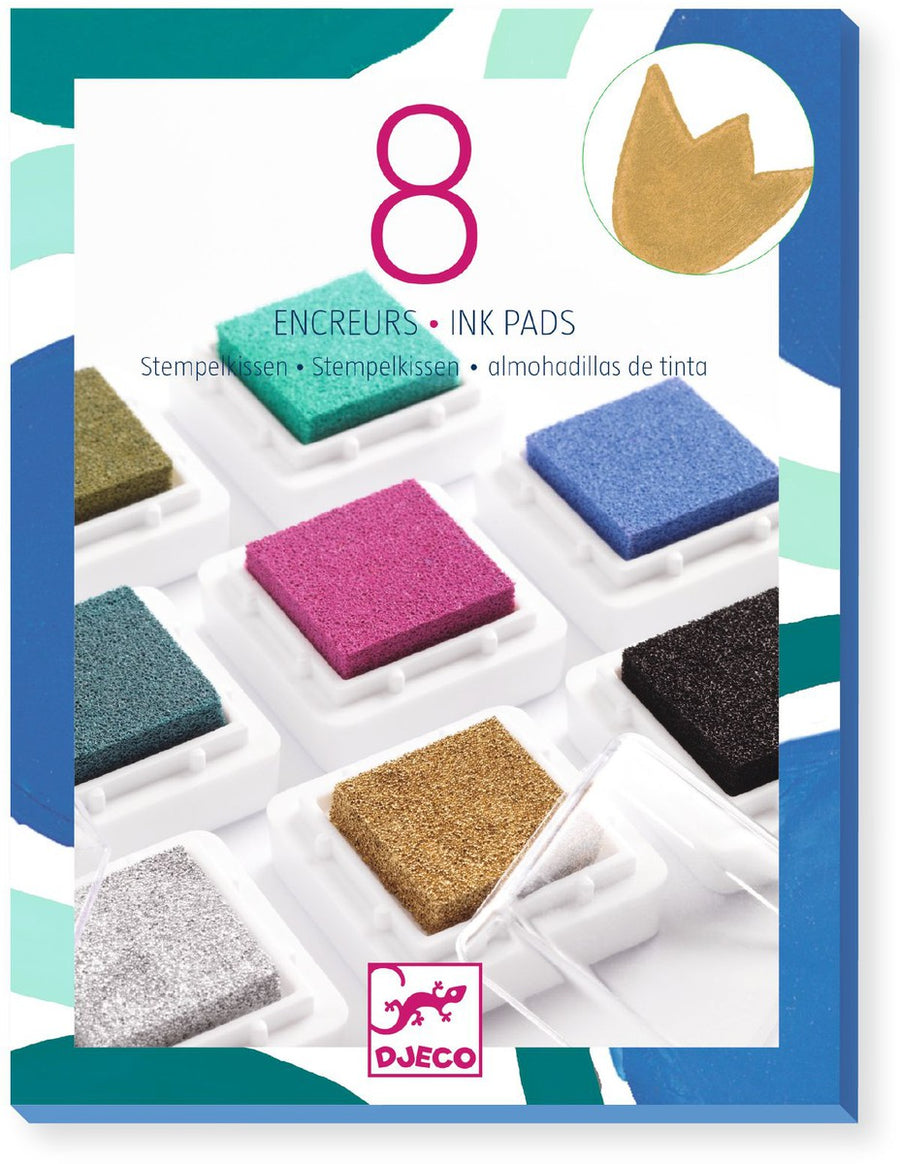 8 tampones de tinta y 1 limpiador - Chic