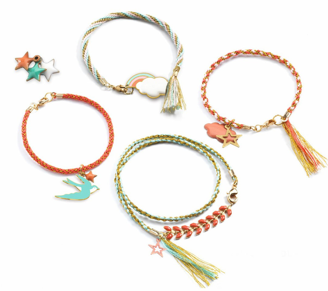 Pulseras Kumihimo Celeste