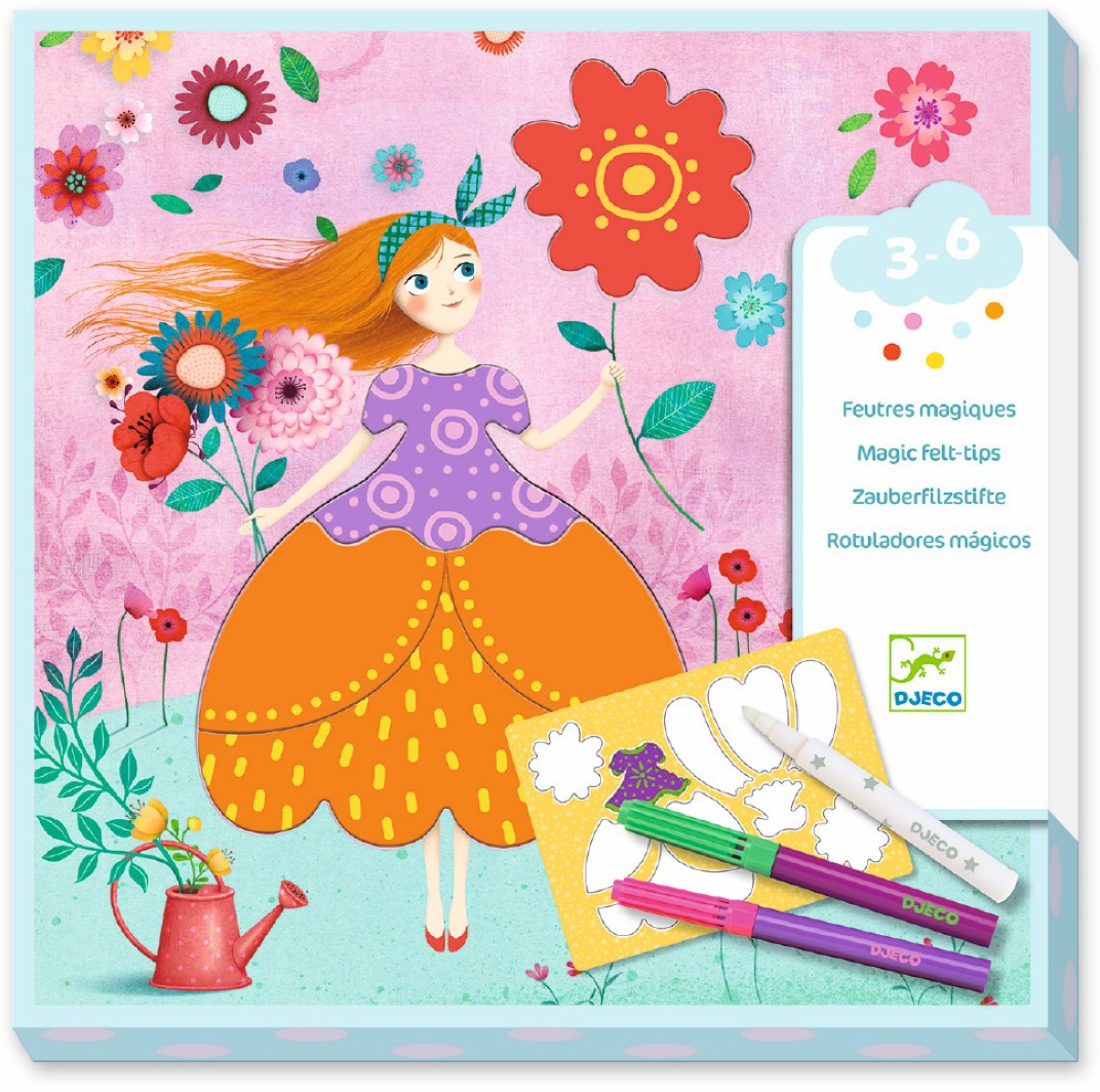 Dibujos para colorear Los hermosos vestidos de Marie