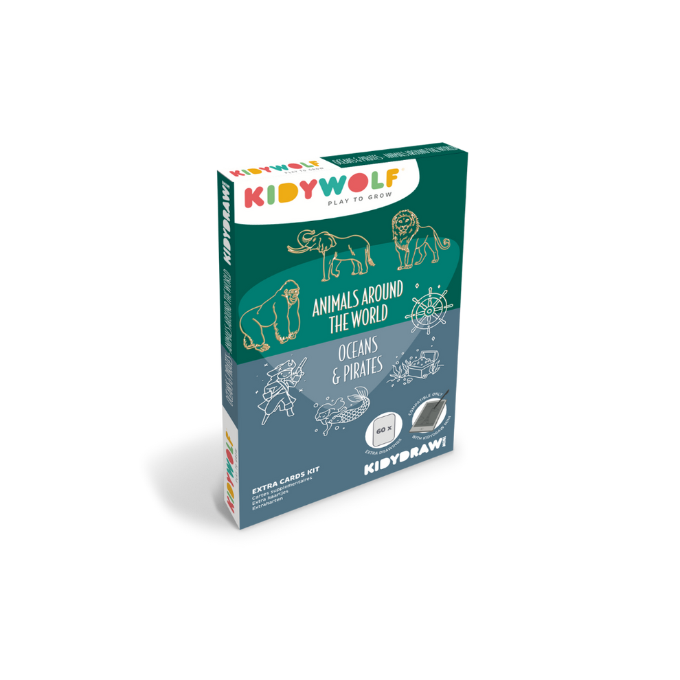 Plantillas Kidydraw mini Animals around the world / Oceans & Pirates