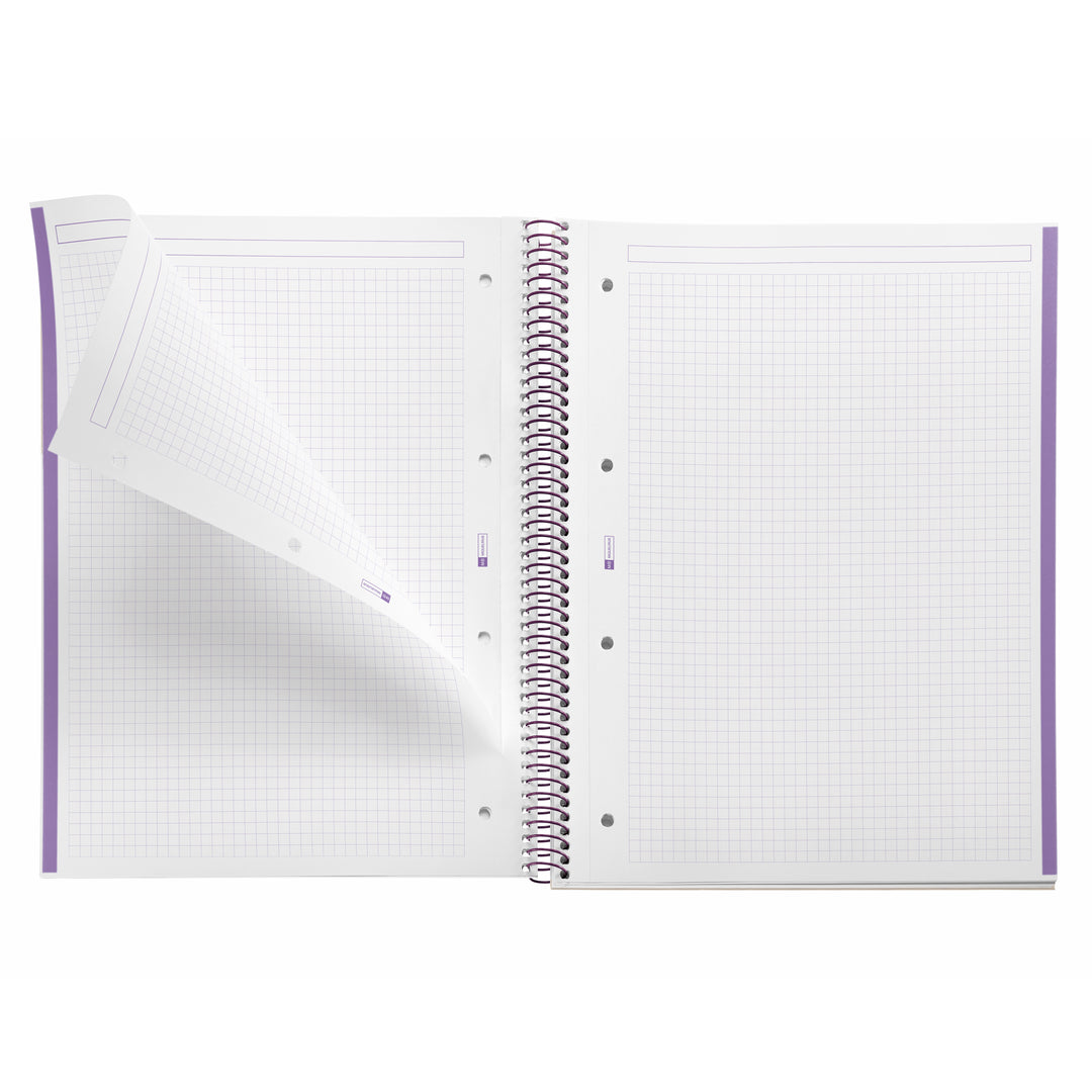 Cuaderno NB1 A4 80 CLA 90G Emotions Purpura