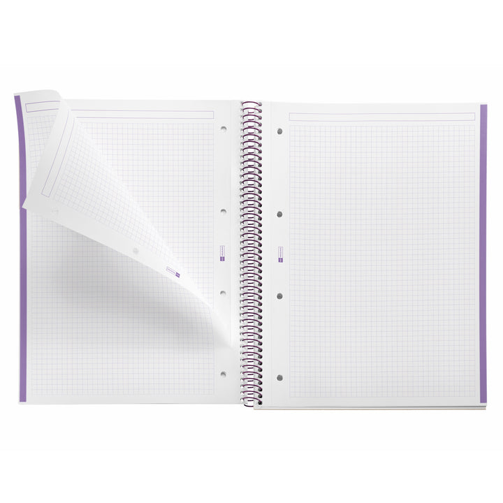 Cuaderno NB1 A4 80 CLA 90G Emotions Purpura