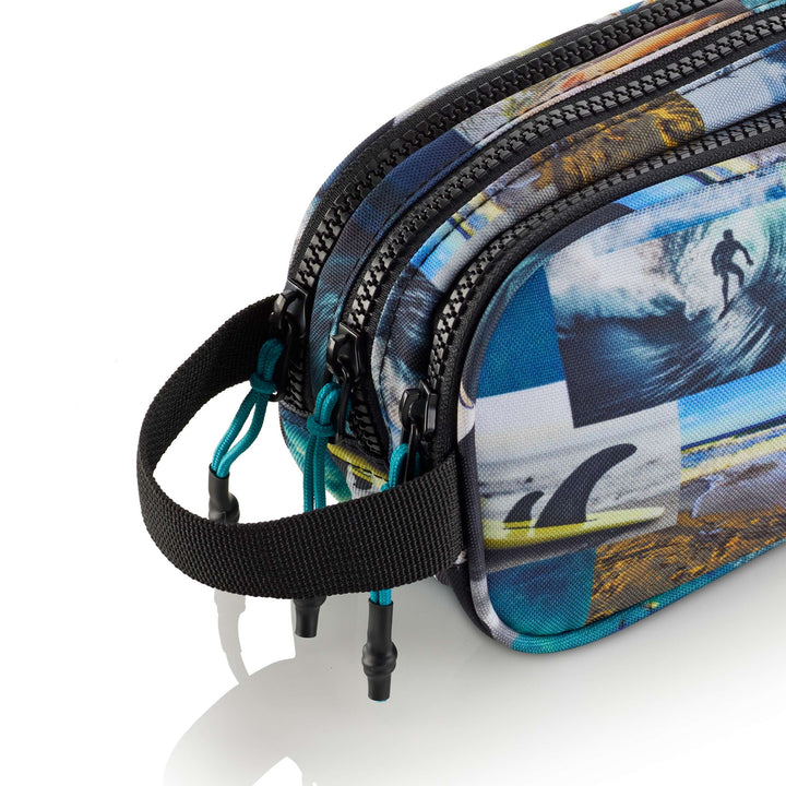 Portatodo Triple Con Asa Recicl.Surfing