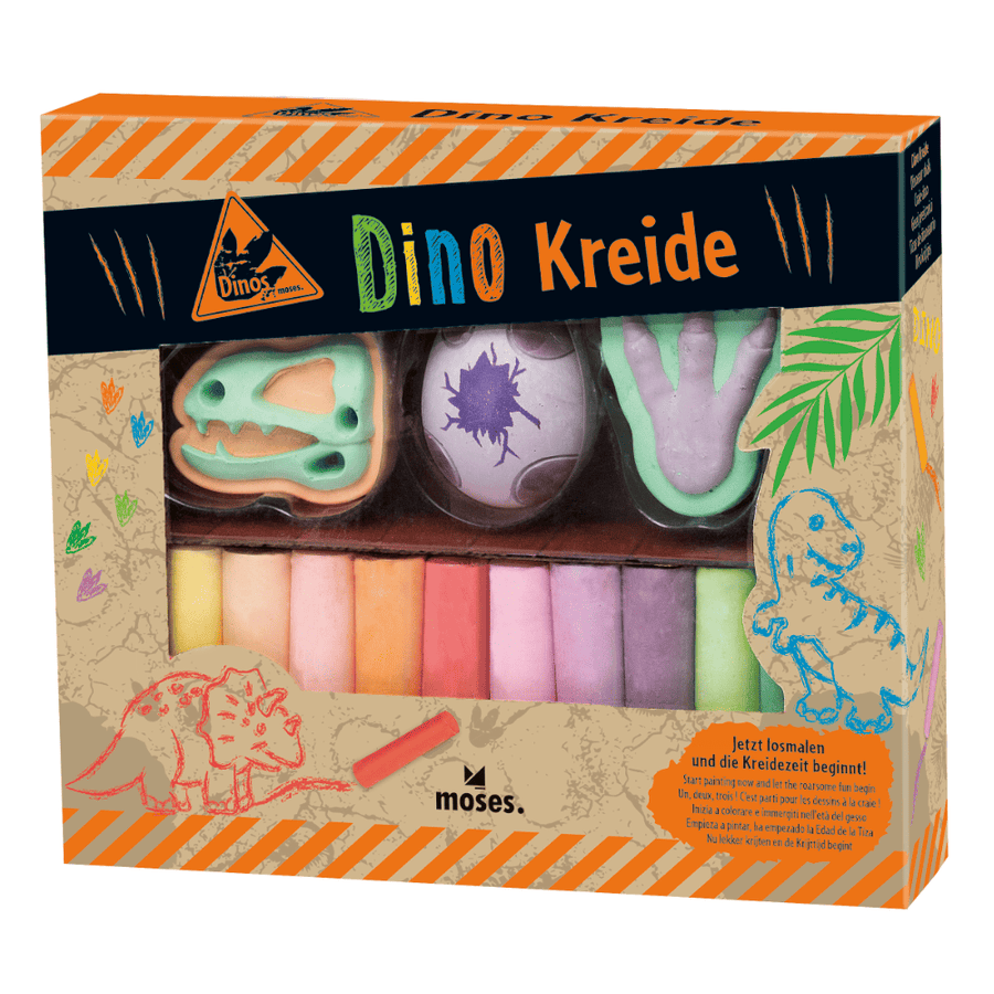 Juego de tizas de dinosaurio XXL