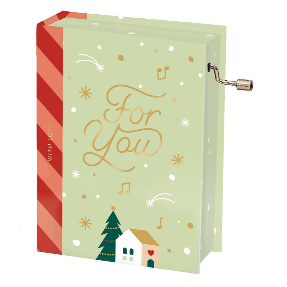 Navidad - Caja de música para vale regalo