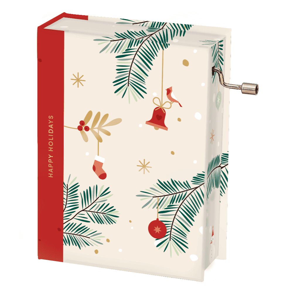 Navidad - Caja de música para vale regalo