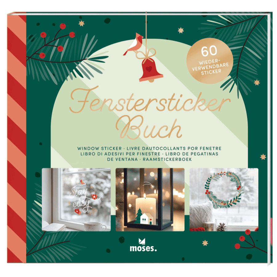 Navidad - Libro de pegatinas de ventana