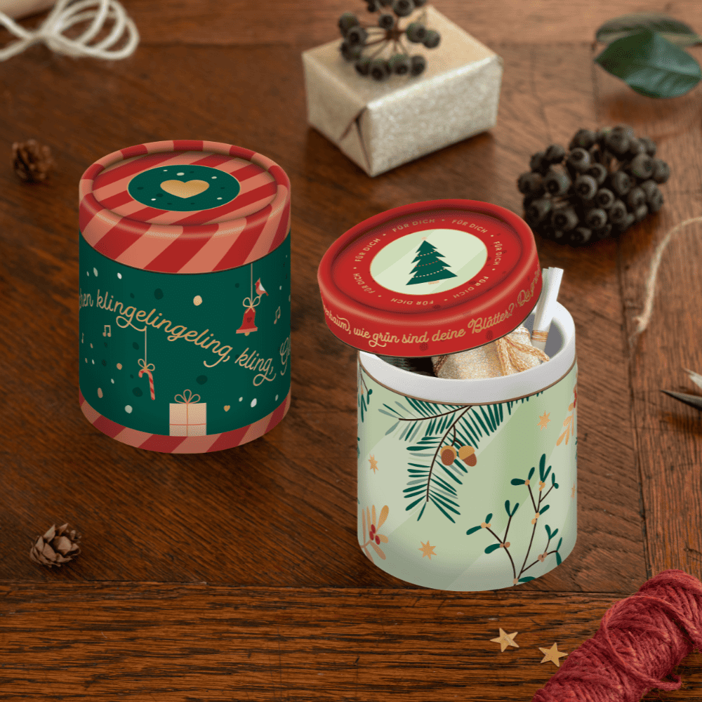 Navidad - Caja de música para vale regalo