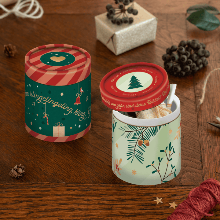 Navidad - Caja de música para vale regalo