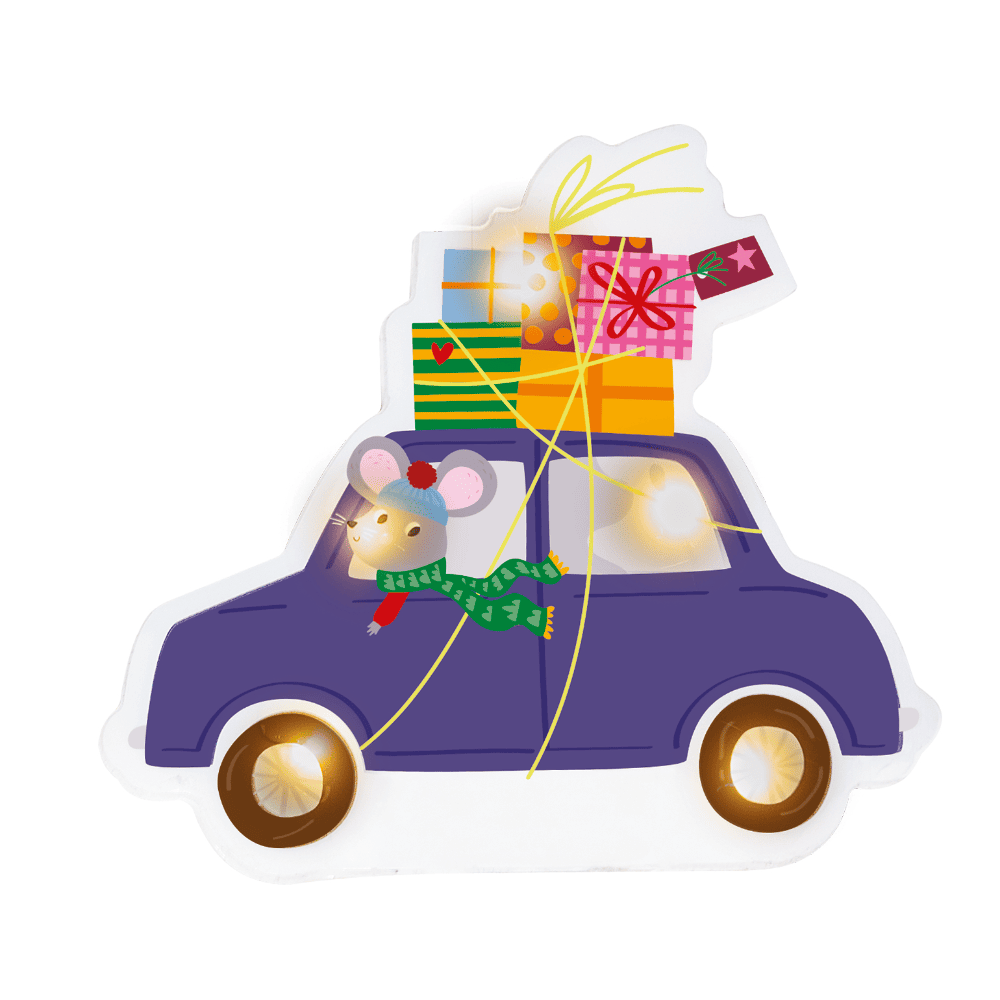 Navidad - Pegatinas luminosas para ventana