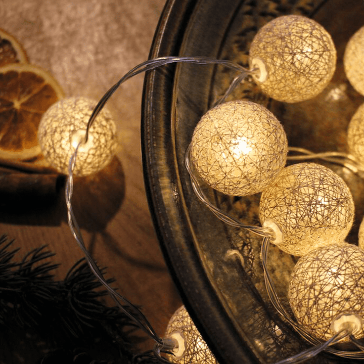 Navidad - Guirnalda de luces Bolas brillantes