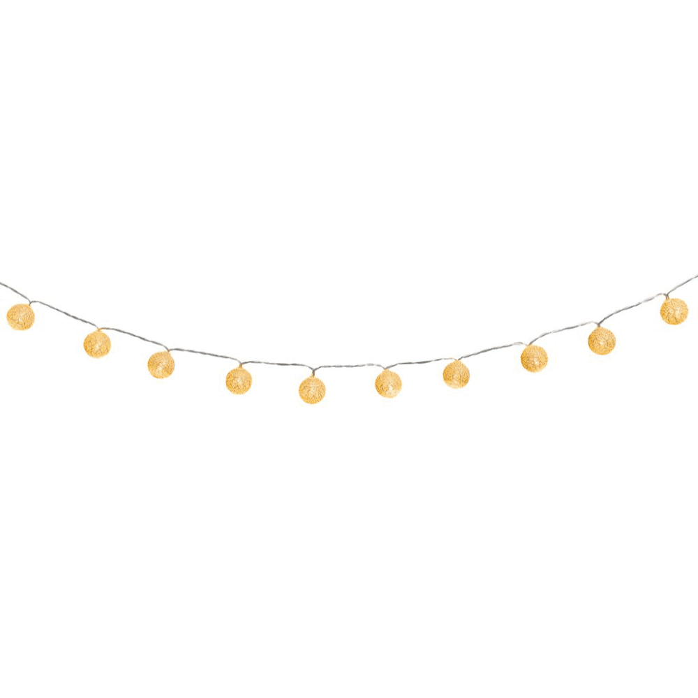 Navidad - Guirnalda de luces Bolas brillantes