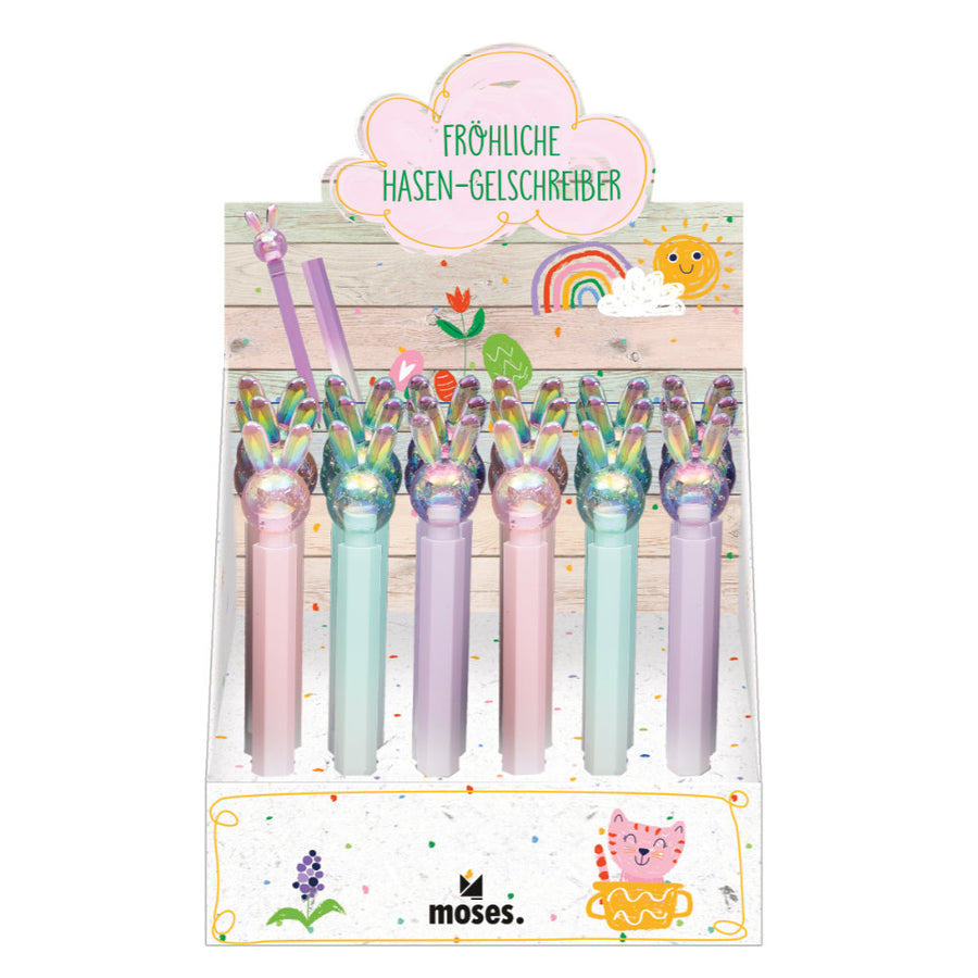 Bolígrafo de gel con forma de conejito