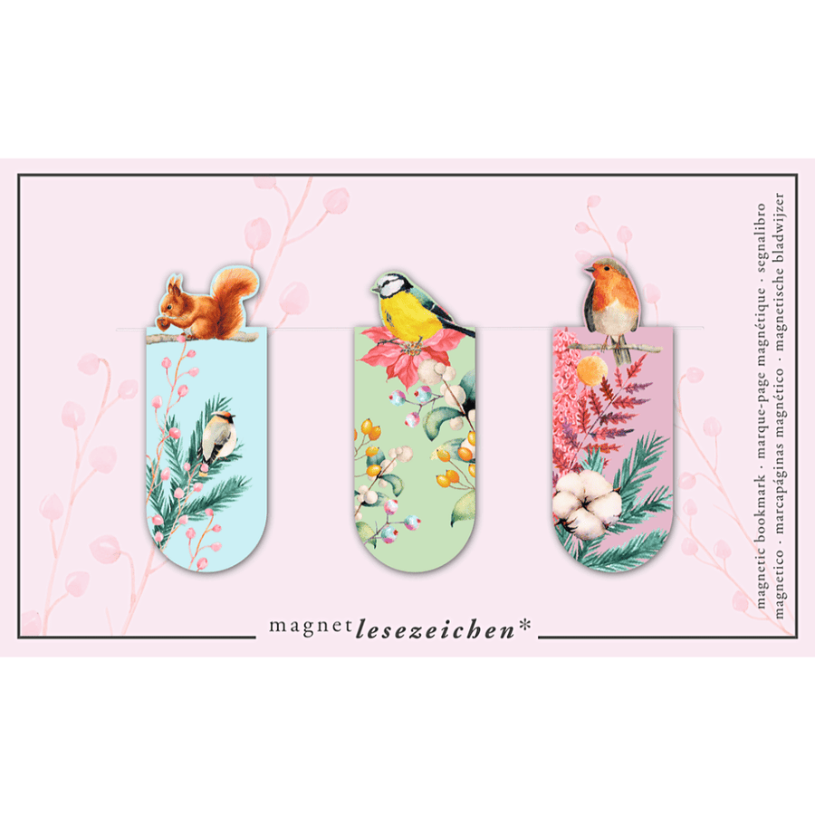 Marcapáginas magnético Bird Romance