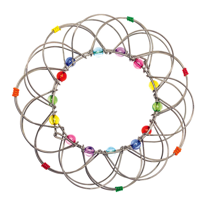 Flor de mandala de alambre