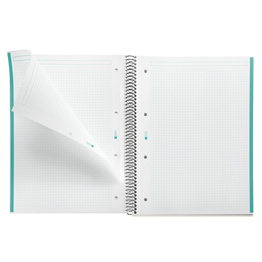 Cuaderno NB1 A4 80 CLA PP Turquesa