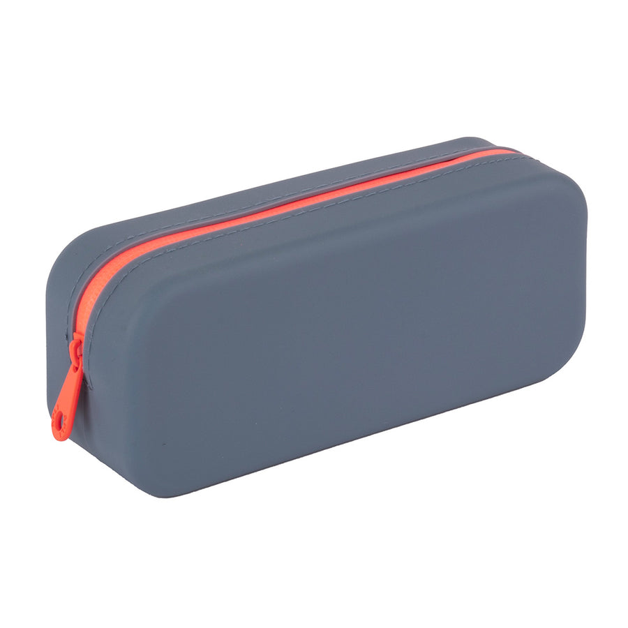 Estuche de silicona Neón rectangular azul grisáceo