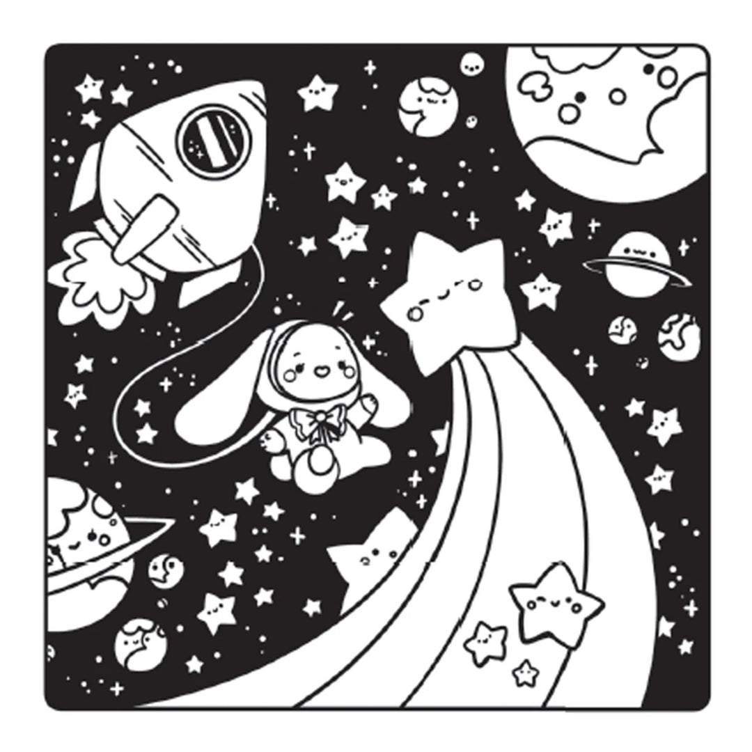 Cuaderno Cozy : colorea un universo tierno y acogedor