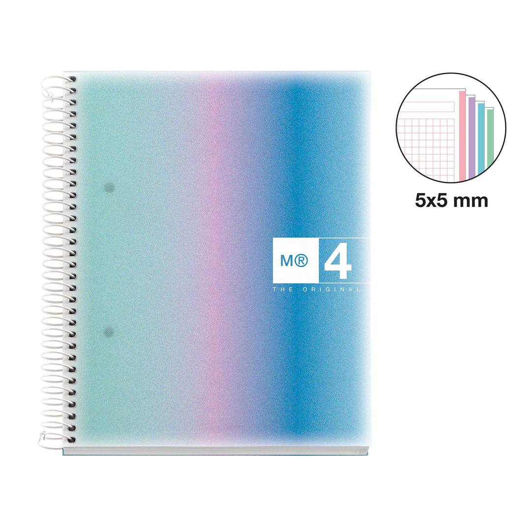 Cuaderno NB4 A5 120 CLA 70G PP Aurora Santorini