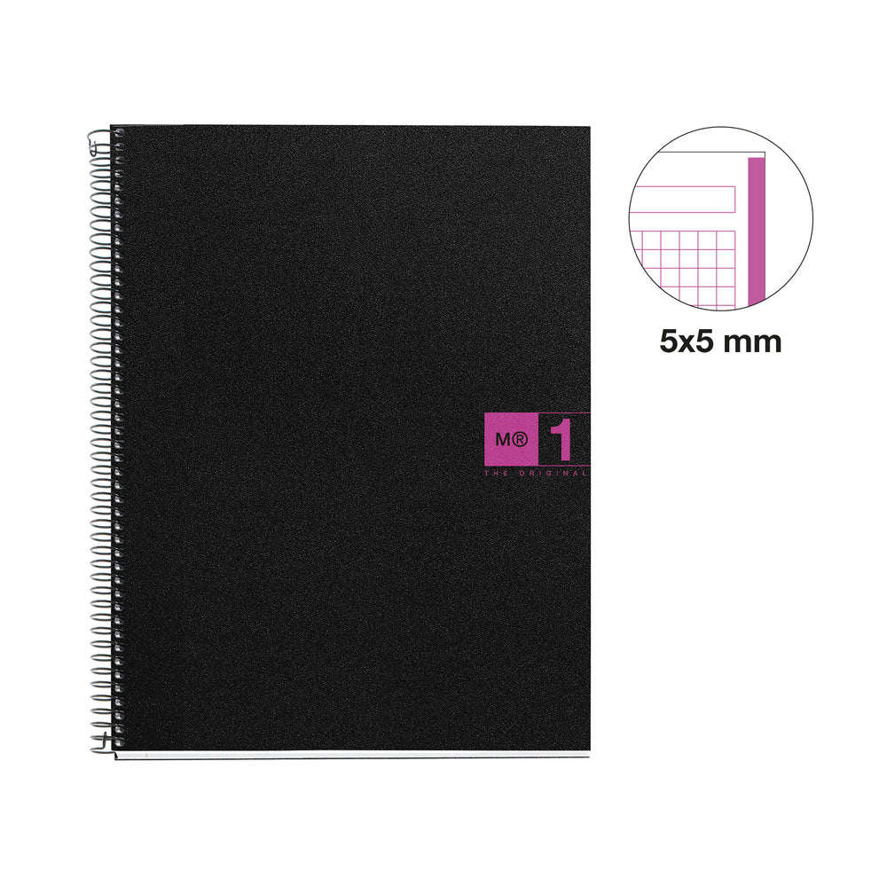 Cuaderno NB1 A4 80 CLA PP Fucsia