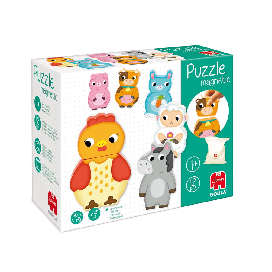 Puzzle Magnético Madera : la Granja