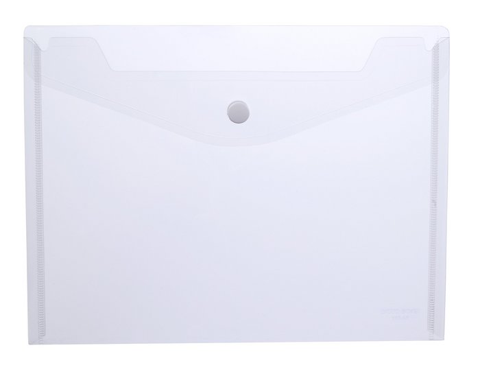 Carpeta PP sobre A4 transparente con cierre