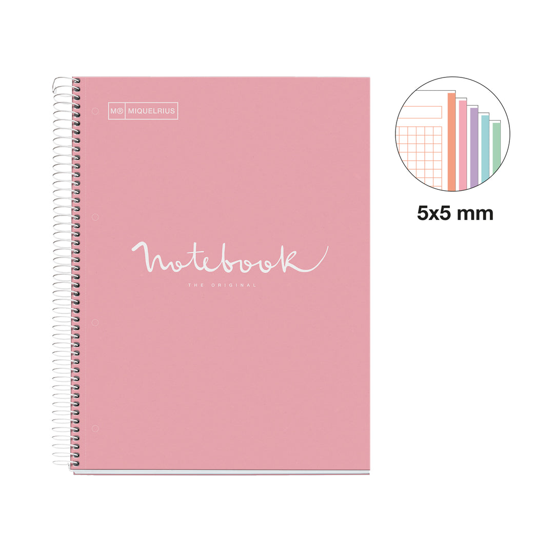 Cuaderno NB5 A4 120 CLA 90G Emotions Rosa