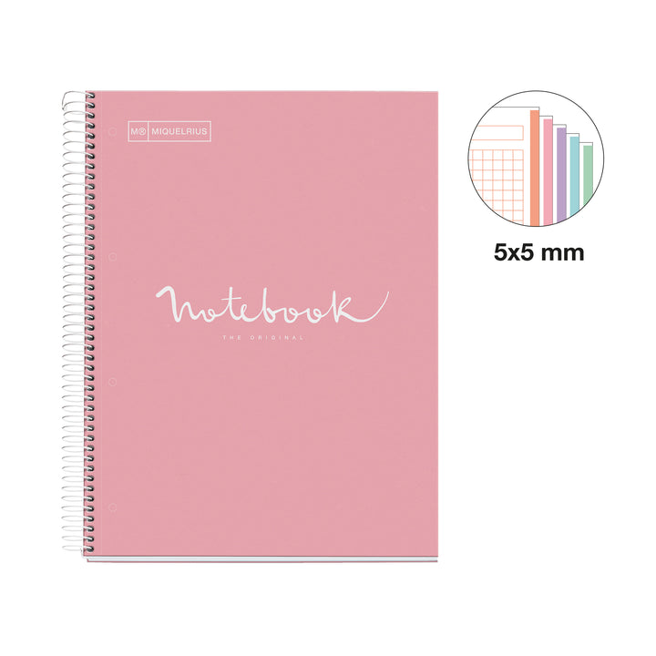Cuaderno NB5 A4 120 CLA 90G Emotions Rosa