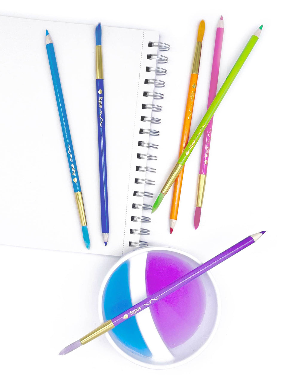Pincel de colores pastel - acuarela lápiz/pincel
