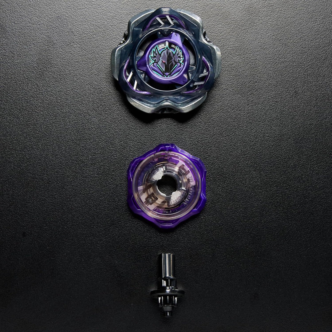 Beyblade X Kit Inicial – Top y lanzador para batallas épicas - Dark Perseus B 6-80W
