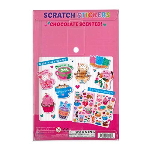 Pegatinas con aroma - Cat Café - Scented Scratch Stickers