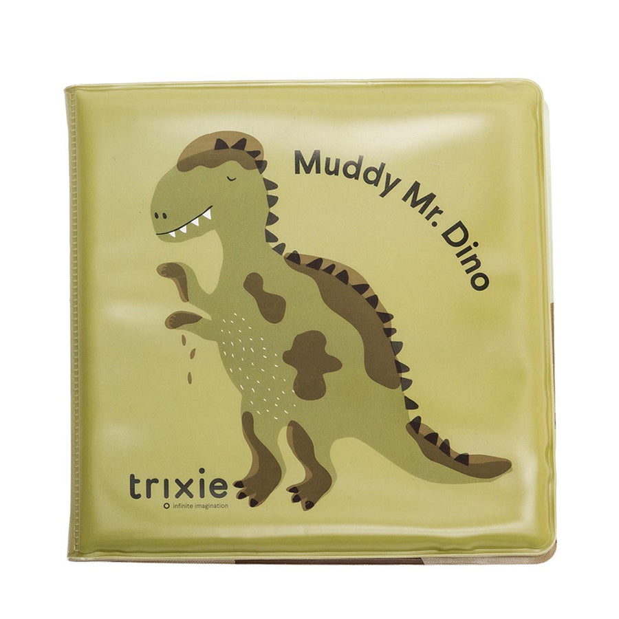 Libro de baño que cambia de color - Muddy Mr. Dino