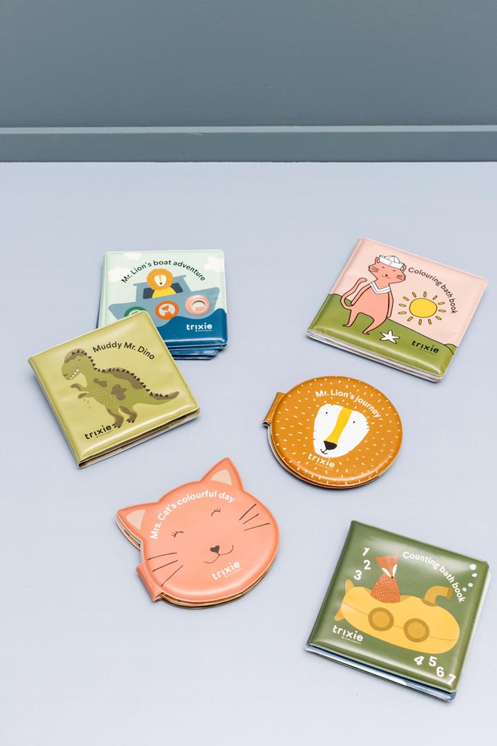 Libro de baño que cambia de color - Muddy Mr. Dino