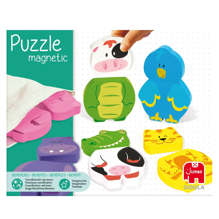 Puzzle Magnético Madera : Animales