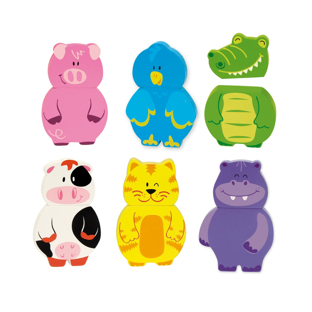 Puzzle Magnético Madera : Animales