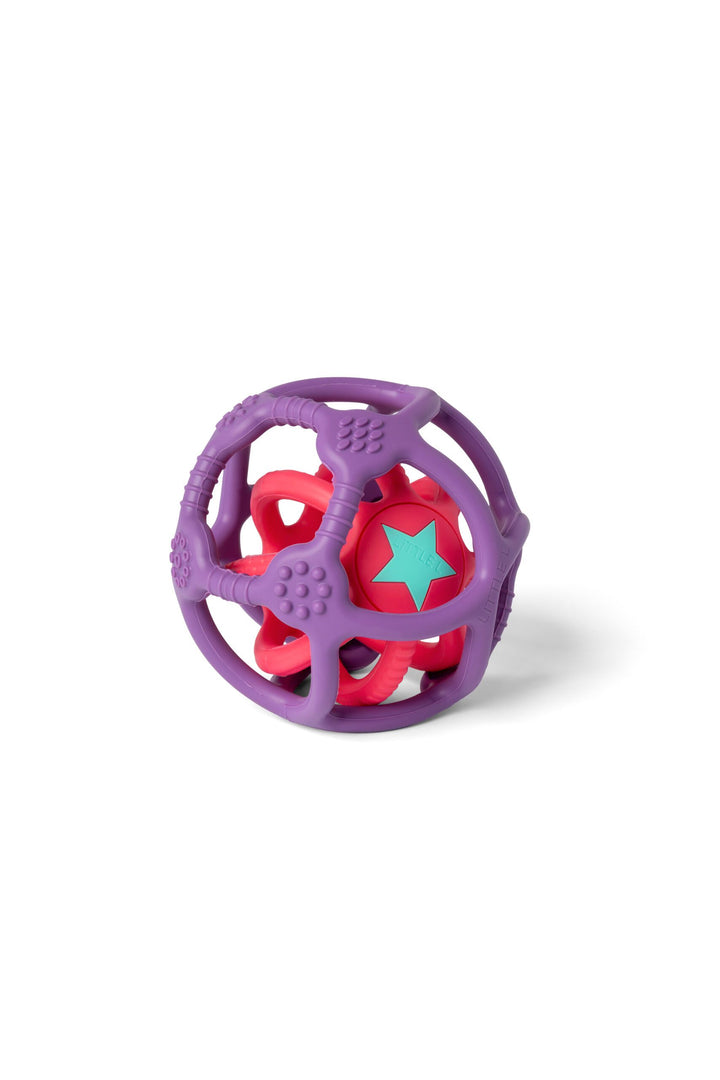 Pelota sensorial dos en uno Violeta-Rosa