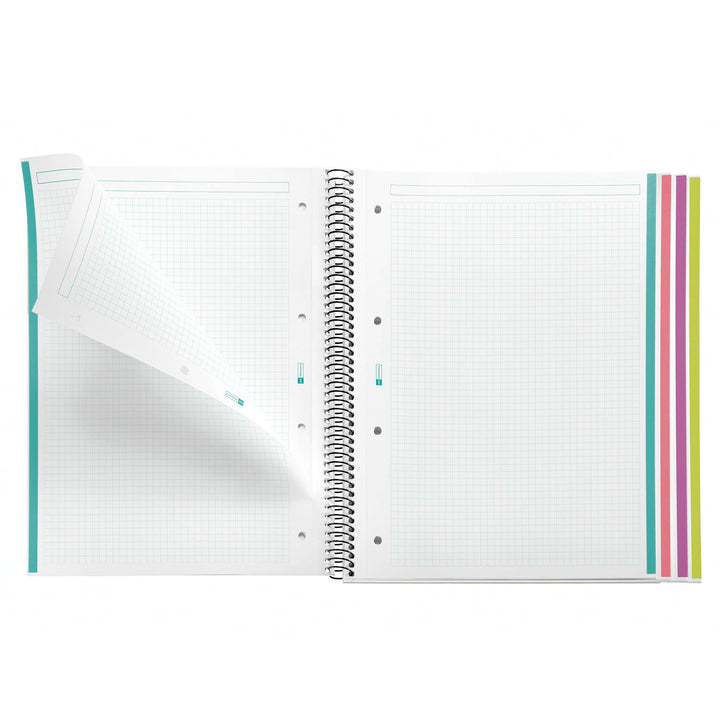 Cuaderno Tapa Blanda A4 Cuadrícula 120 Hojas Miquelrius Aurora Iceland