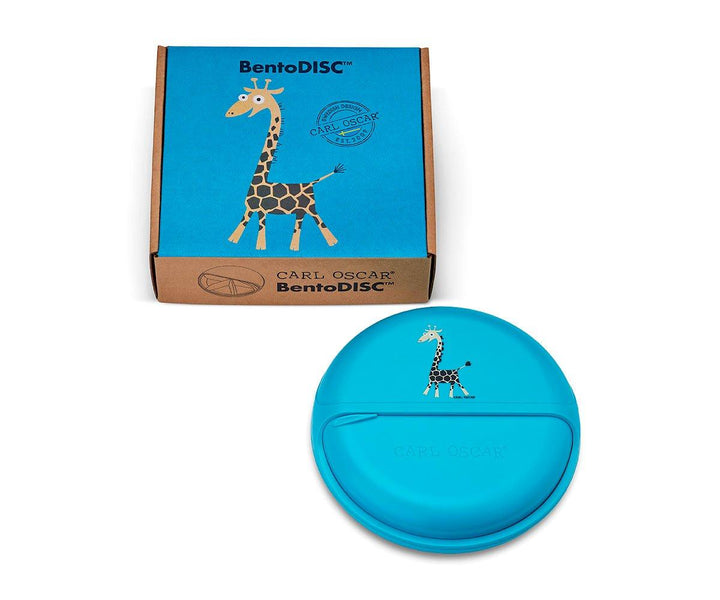 Caja de Almuerzo SnackDisc - Jirafa turquesa