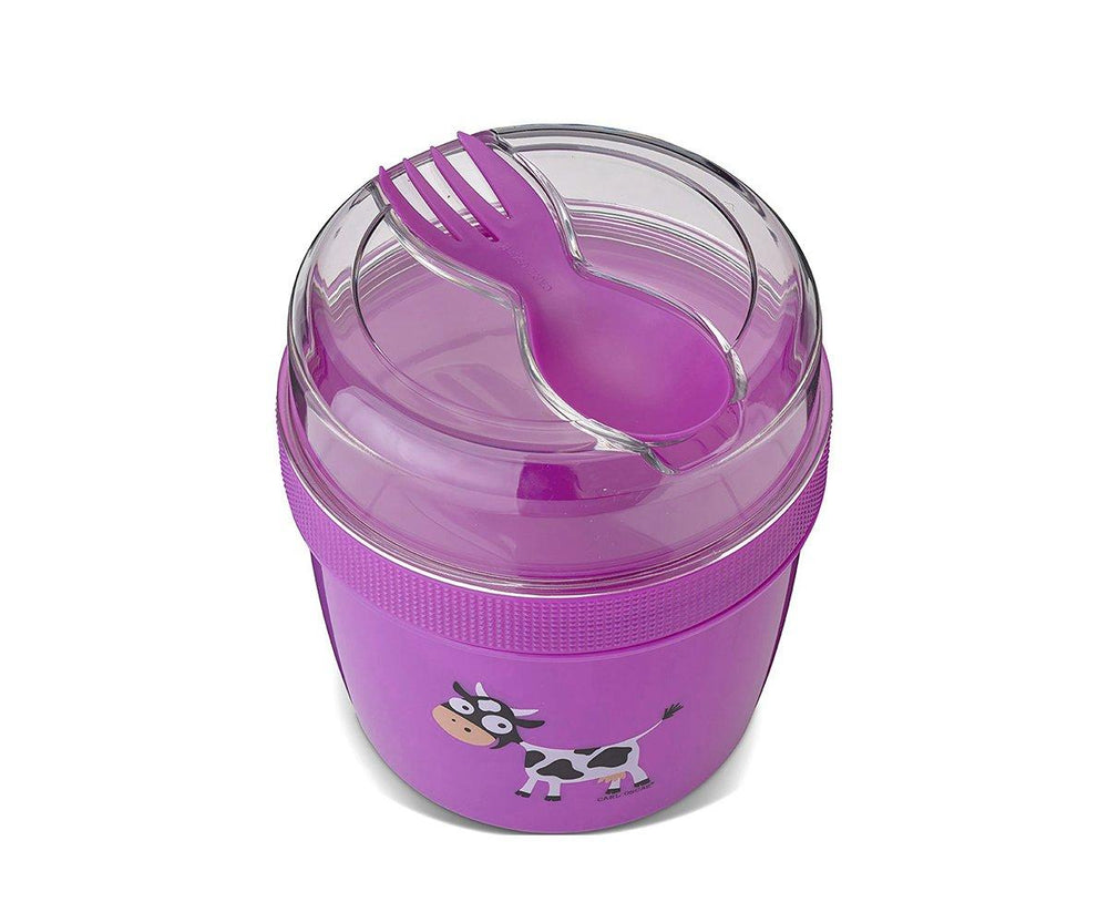 Fiambrera Snack N'ice Cup L Purple