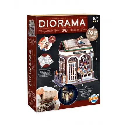 Diorama de librería