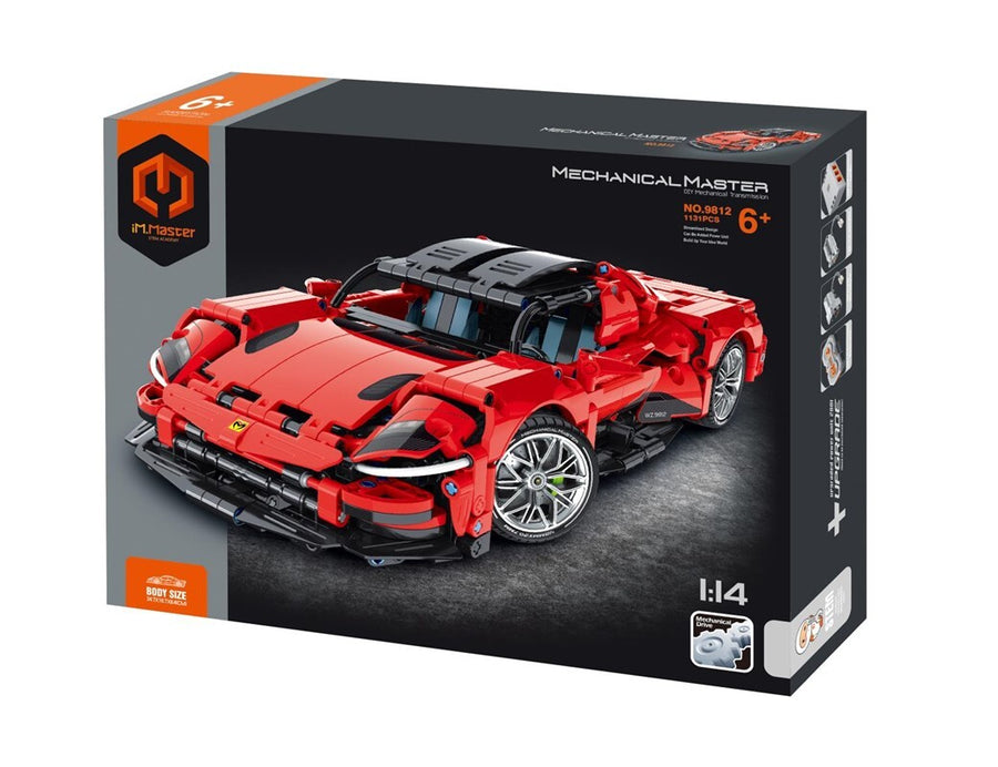 iMMaster Coche deportivo rojo - 1131pzas.
