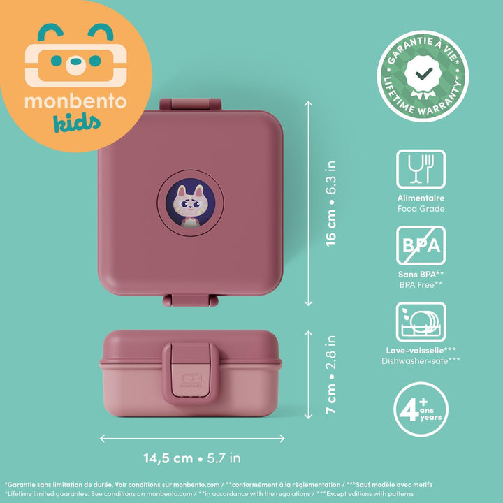 Caja Snacky Monbento Pink Blush